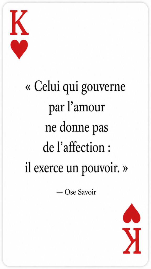 Manipulation affective
Est-ce qu’on m’aime vraiment ou est-ce qu’on me contrôle par l’amour ?